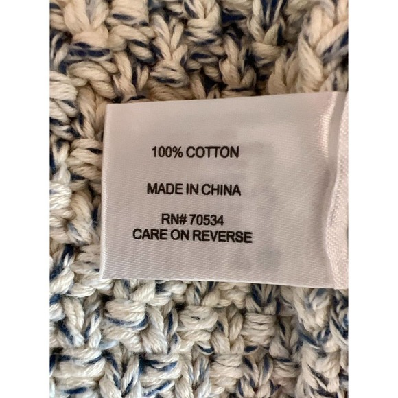 Orvis Chunky Knit Tweed Open Front Cardigan Sweater Women's Size Small - Picture 5 of 5